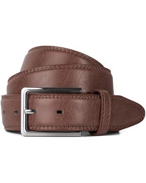 Woodland Leathers Leather Lined Belt 1.25″ Classic With Buckle - Brown