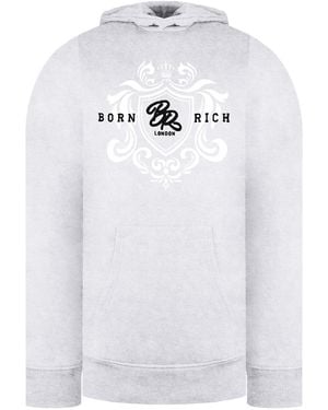 Born Rich Jairo Light Hoodie Cotton - White