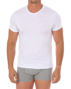 Q En Bamboo Short Sleeve Undershirt Q603 - White
