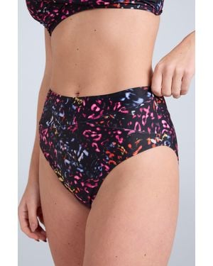 Mountain Warehouse 'Bondi' Wrap Bikini Bottom High Waist Chlorine & Salt Water Resistant Swimwear - Blue