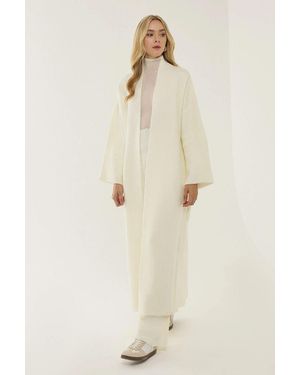Hiccup Oversized Long Cardigan - Natural