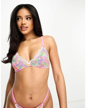 We Are We Wear Retro Bralette - Brown