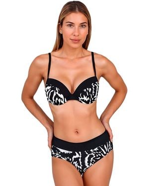 Teleno Bikini With Cups And Underwire Tegb0354B - Black