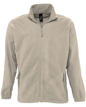 Sol's North Full Zip Outdoor Fleece Jacket (Rope) - Grey