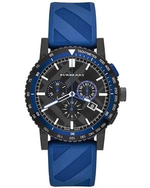Burberry Bu9807 The City Chronograph Watch - Blue