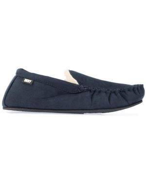 DKNY Moccasin Slipper - Blue