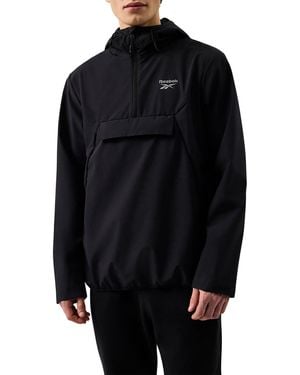 Reebok Burbage Overhead Windrunner Jacket - Black