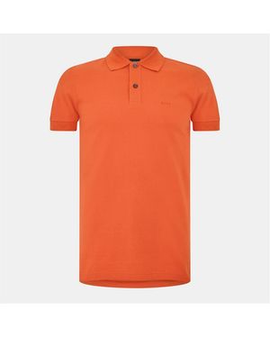 BOSS Firenze Short Sleeve Polo Shirt - Orange