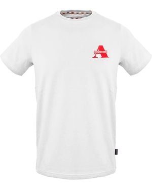 Aquascutum Regular Fit Crew Neck Short Sleeve T-Shirt - White