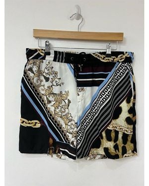 Another Influence Zebra Patterned Bermuda Shorts - Multicolour