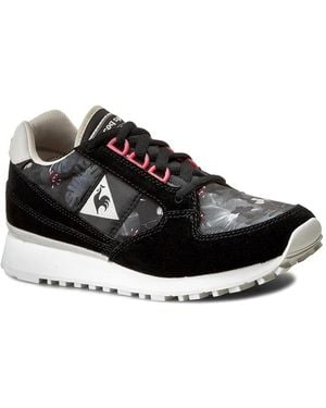 Le Coq Sportif Eclat Winter Floral Trainers - Black