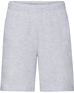 Fruit Of The Loom Lightweight Shorts (Heather) - Blue