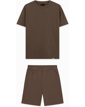 BLACK BANANAS Mercerised Tee Twin Set - Bruin