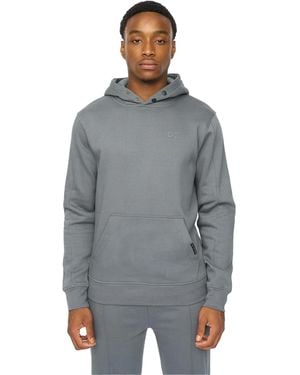 Duck and Cover Chattamere Hoodie (Petrol) - Grey