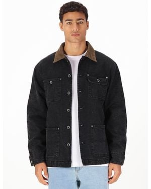 Luke 1977 Barn Stormer Denim Shacket - Black