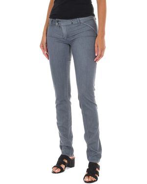 Met Long Reversible Trousers With Narrow Bottoms 10Dbf0537-G208 - Blue