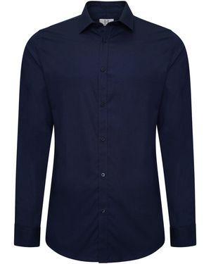 Harry Brown London Theo Cotton Shirt - Blue