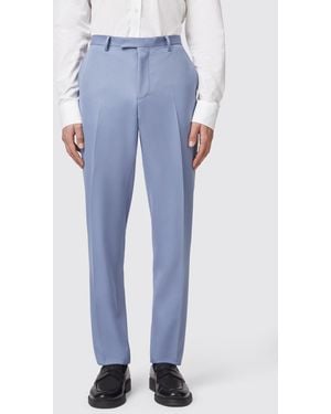 Twisted Tailor Buscot Slim Fit Trousers - Blue