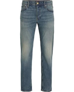 Jack & Jones And Mike Tapered Jeans Denim) - Blue
