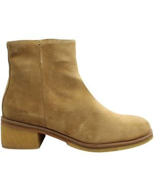 Clarks Amara Crepe Ankle Boots - Brown