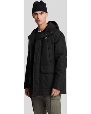 Lyle & Scott Microfleece Parka - Black