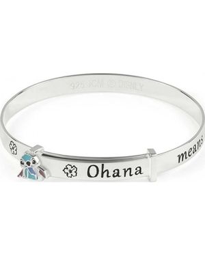 Disney B902555Sl-Pa Ladies Stitch Bracelet - White