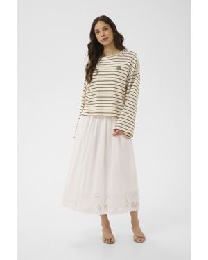 Saint Tropez T-Shirt Ruesz T-Shirt Regular Fit - Naturel
