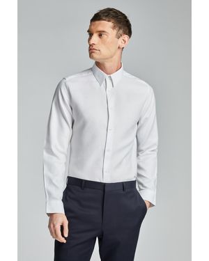Ted Baker Jorvic Texture Shirt Cotton - Grey