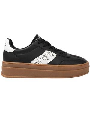 Kappa Ladies Scafa Platform Trainers - Black