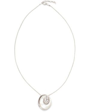 Orphelia 925 Sterling Chain With Pendant - White