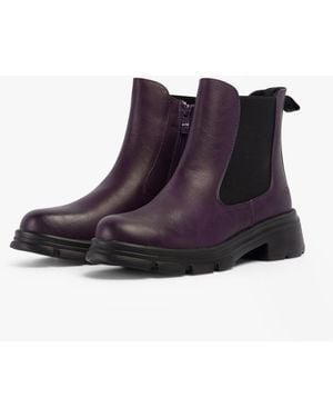Heavenly Feet Remy Chelsea Boots - Purple