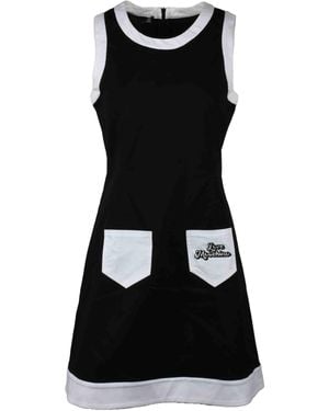 Moschino Sleeveless Aline Dresspocket Detail - Black