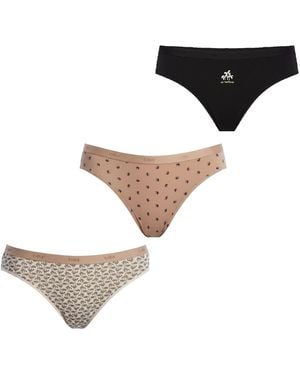 DIM Pack-3 Stretch Cotton Briefs D4C17 For - Brown