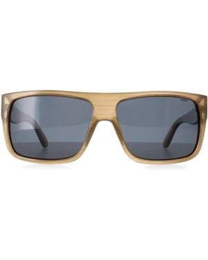 INVU Rectangle Cloudy Demi Polarized B2130 - Blue