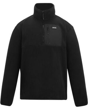 Regatta Frankie Quarter Zip Fleece - Black