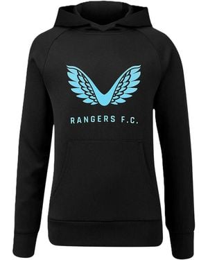 Castore Rangers Fc Hoodie Cotton - Black