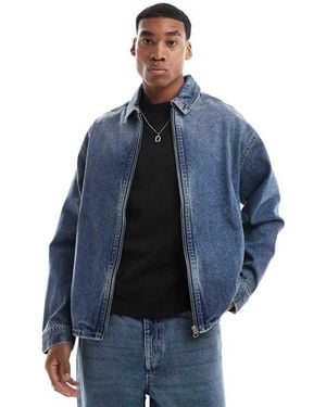 ASOS Co-Ord Boxy Fit Coach Jacket - Blue