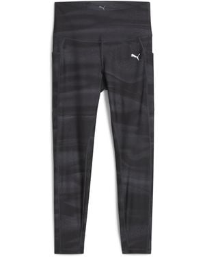 PUMA Velocity All-Over Print Running Tights - Grey