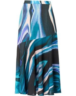Mart Visser Maycey Print Rok Multi - Blauw
