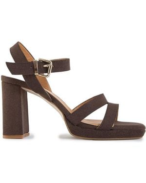 V.Gan Vegan Tulsi Platform Heel Sandals - Brown