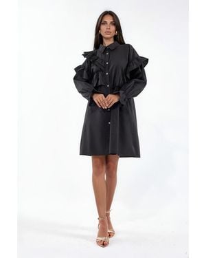 Msn-Collection Mini Skirt - Black