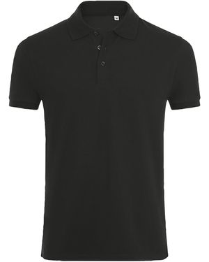 Sol's Phoenix Short Sleeve Pique Polo Shirt - Black