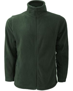 Russell Full Zip Outdoor Fleece Jacket (Bottle) - Green
