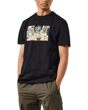 Weekend Offender T Shirts Stratford Avenue Graphic Crew Neck Cotton Tee New - Black