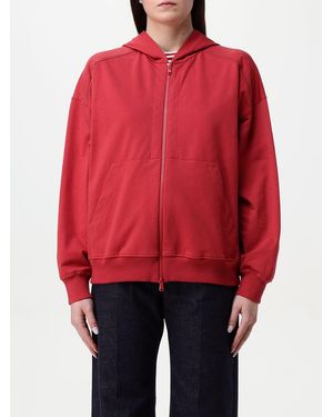 Brunello Cucinelli Relaxedfit Zipup Hoodie - Red