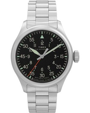 Timex Waterbury Traditional Watch Tw2Y70300 Stainless Steel - Metallic