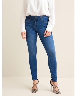 Secret Label Slim Fit Sculpt And Shape Jeans - Blue