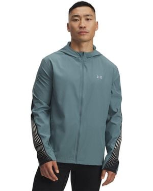 Under Armour Storm Regular Hoodie Met Doorlopende Ritssluiting - Blauw