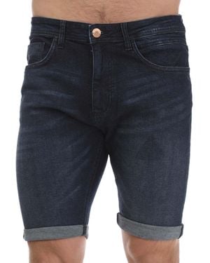 Duck and Cover Zeki Denim Shorts - Blue