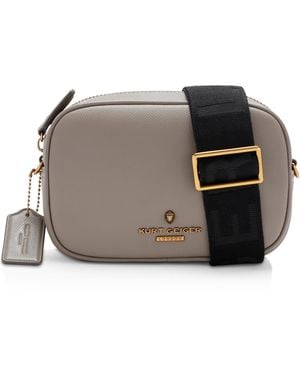 Kurt Geiger Leather Kgl Greenwich Camera Bag - Grey